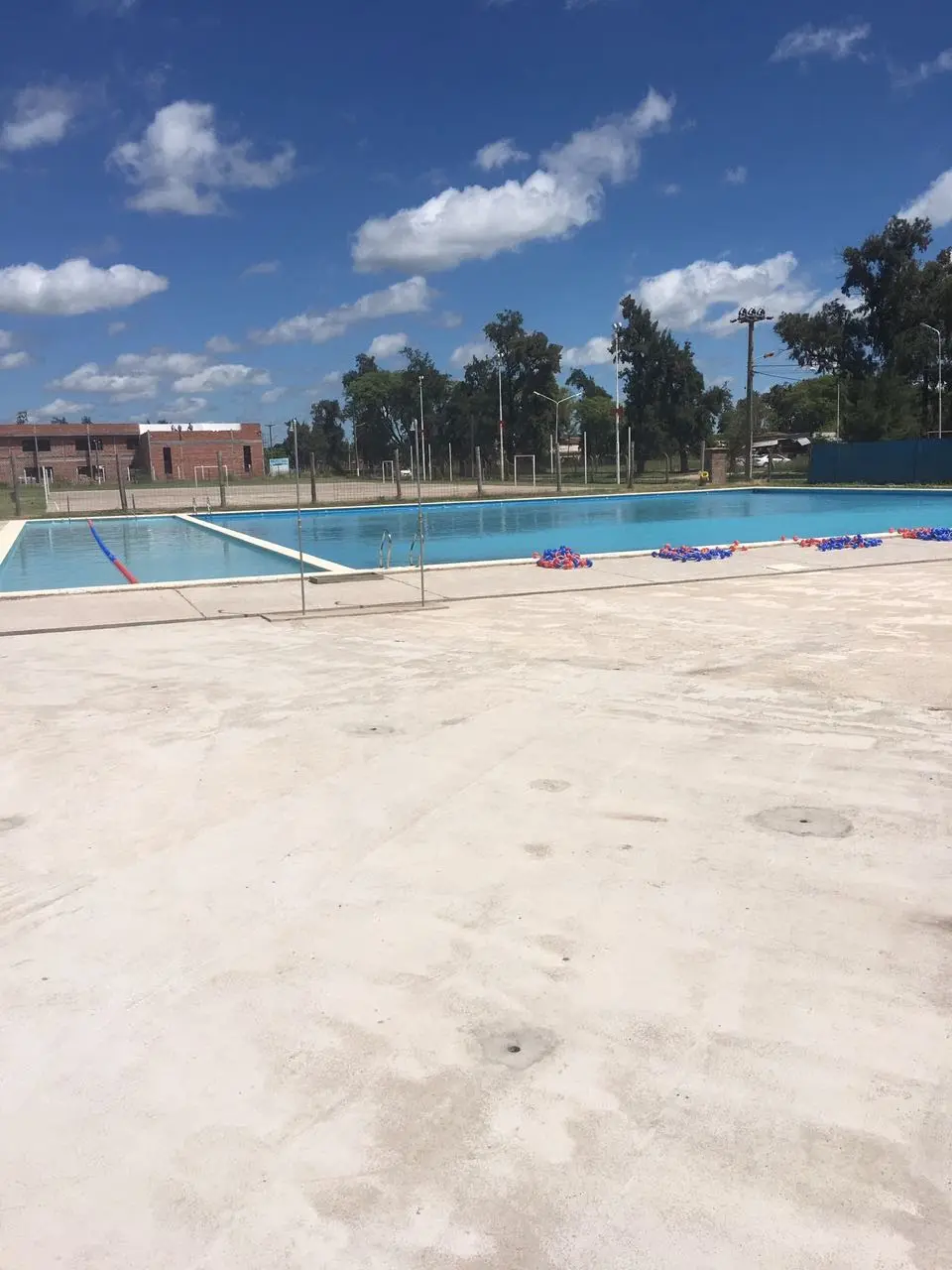 Pileta con acabados especiales